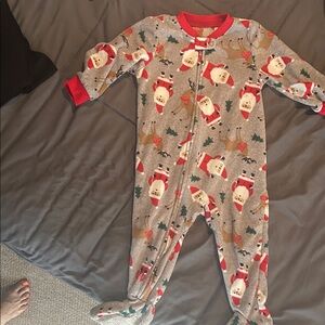 Carter’s Festive Santa Kids One Piece Pajama